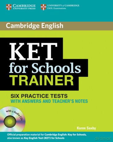 KET for Schools Trainer Practice Tests with answers - Saxby Karen [KSIĄŻKA]