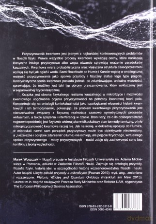Kontekstualność kwantowa i ontologia przyczynowości - Marek Woszczek [KSIĄŻKA]