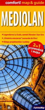 Mediolan laminowany map&guide (2w1: przewodnik i mapa)