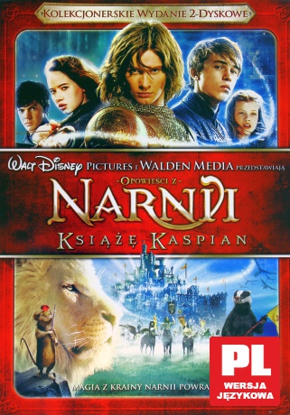 Opowieści z Narnii: Książę Kaspian wydanie kolekcjonerskie (Disney) [2DVD]