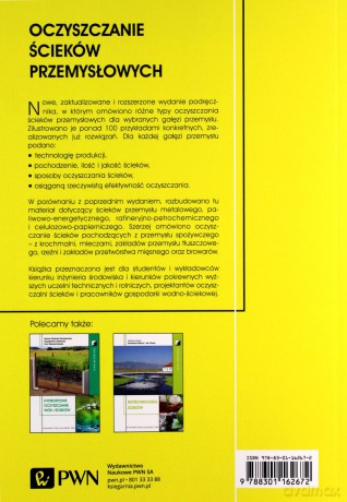 Oczyszczanie ścieków przemysłowych - Bronisław Bartkiewicz, Katarzyna Umiejewska [KSIĄŻKA]