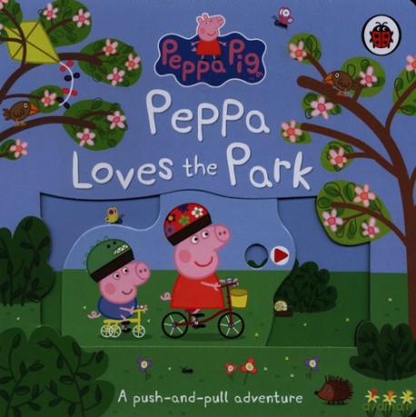 Peppa Pig Peppa Loves The Park A push-and-pull adventure [KSIĄŻKA]