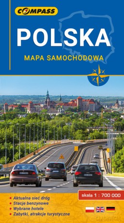 Polska mapa samochodowa 1: 700 000