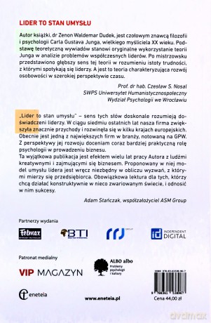 Psychologia dla liderów - Zenon Waldemar Dudek [KSIĄŻKA]