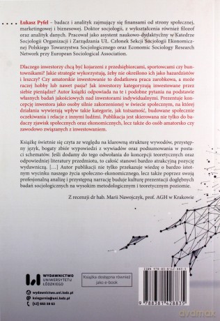 Społeczne uwarunkowania działań inwestorów indywidualnych - Łukasz Pyfel [KSIĄŻKA]