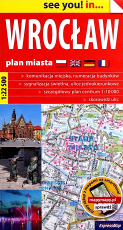 Wrocław plan miasta 1:22 500