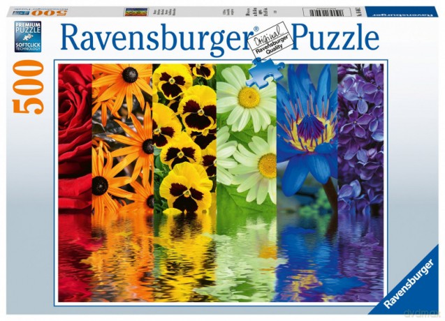 RAVENSBURGER 500 el. Kwiatowe refleksje [PUZZLE]