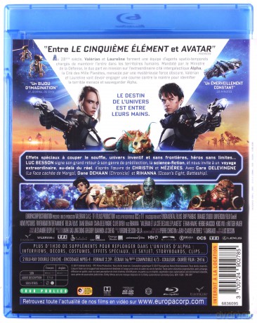 Valerian and the City of a Thousand Planets (Valerian i miasto tysiąca planet) [Blu-Ray]