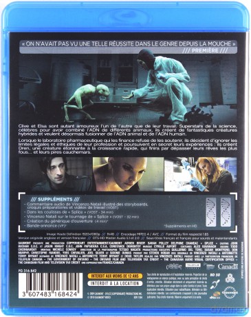 Splice (Istota) [Blu-Ray]