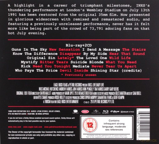 Inxs: Live Baby Live [Blu-Ray]+[2CD]