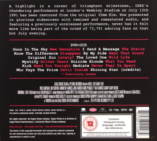Inxs: Live Baby Live [DVD]+[2CD]