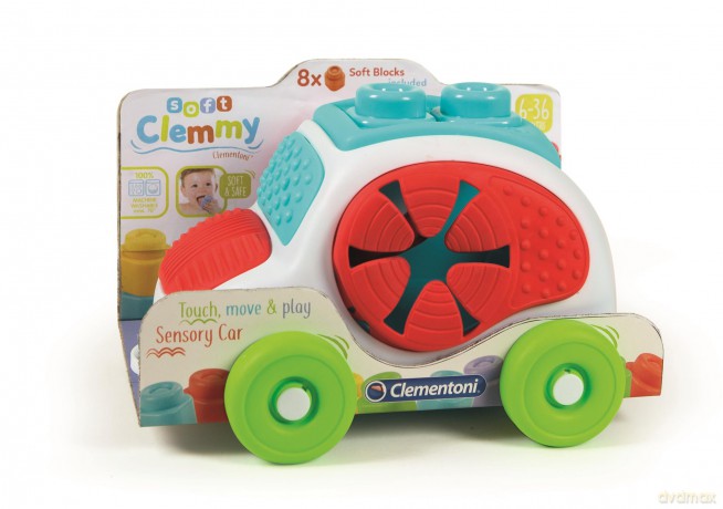 Clementoni Autko Clemmy z klockami 17315