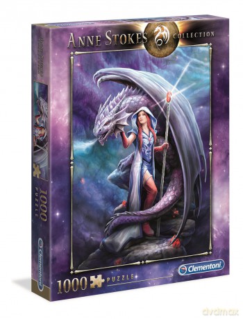 CLEMENTONI 1000 el. el Anne Stokes collection Smocza grzywa (39525) [PUZZLE]