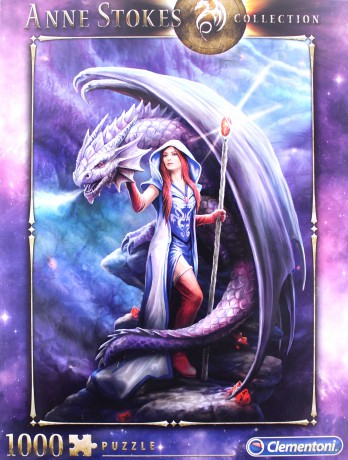 CLEMENTONI 1000 el. el Anne Stokes collection Smocza grzywa (39525) [PUZZLE]