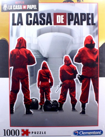CLEMENTONI 1000 el. Netflix La Casa de Papel (Dom z Papieru) (39532) [PUZZLE]