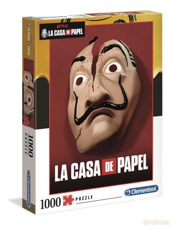 CLEMENTONI 1000 el. Netflix La Casa de Papel (Dom z Papieru) (39533) [PUZZLE]