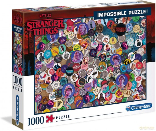 CLEMENTONI 1000 el. Impossible Netflix Stranger Things (39528) [PUZZLE]
