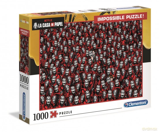 CLEMENTONI 1000 el. Impossible Netflix La Casa de Papel ((Dom z Papieru) (39527) [PUZZLE]