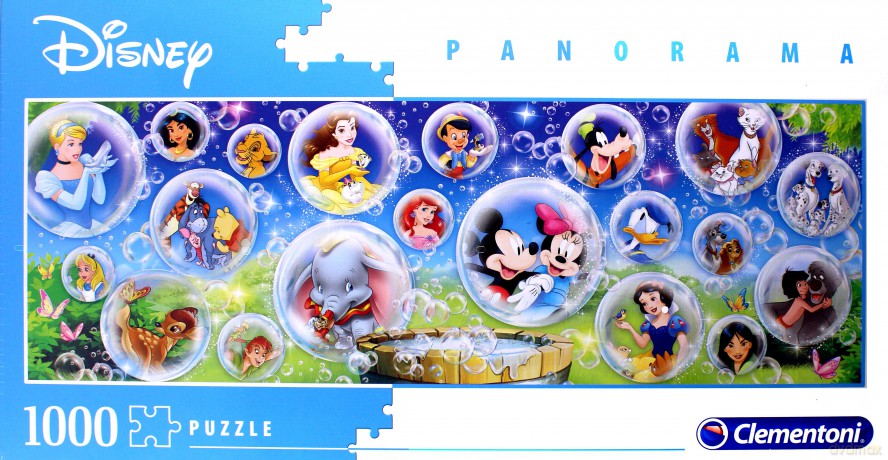 CLEMENTONI 1000 el. Panoramiczne Disney classic (39515) [PUZZLE]
