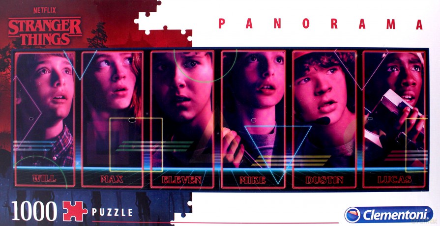 CLEMENTONI 1000 el. Panoramiczne Netflix Stranger Things (39548) [PUZZLE]