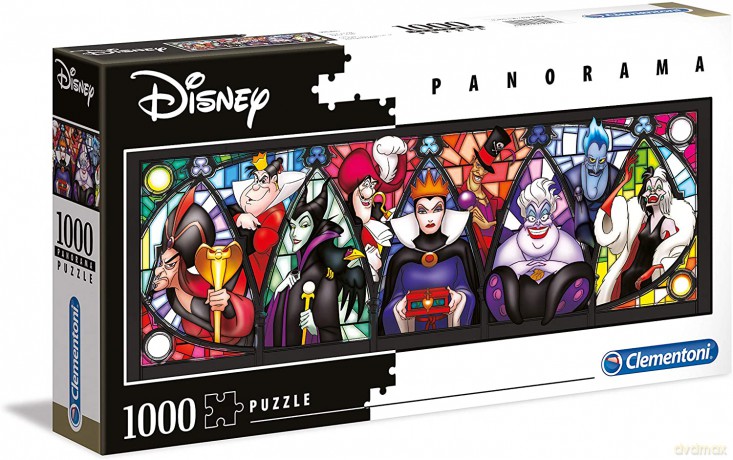 CLEMENTONI 1000 el. Panoramiczne Złoczyńcy (39516) [PUZZLE]