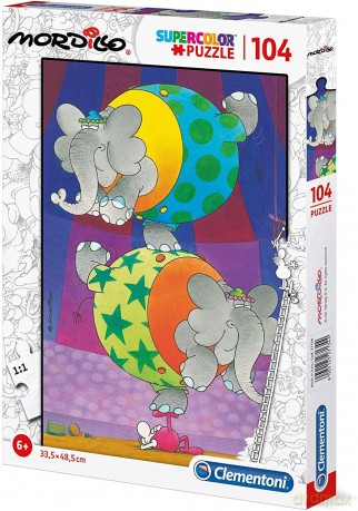 CLEMENTONI 104 el. Mordillo Równowaga (27134) [PUZZLE]