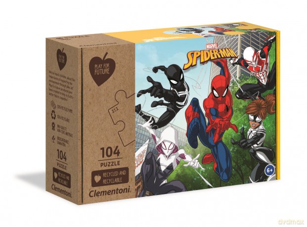 CLEMENTONI 104 el. play for future Spiderman (27151) [PUZZLE]