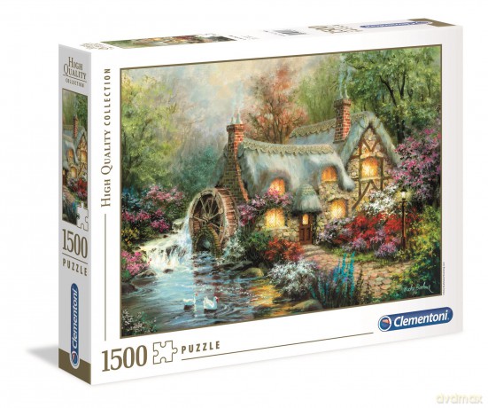 CLEMENTONI 1500 el. HQ Dom z młynem (31812) [PUZZLE]