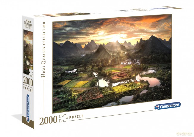 CLEMENTONI 2000 el. HQ Widok z Chin (32564) [PUZZLE]