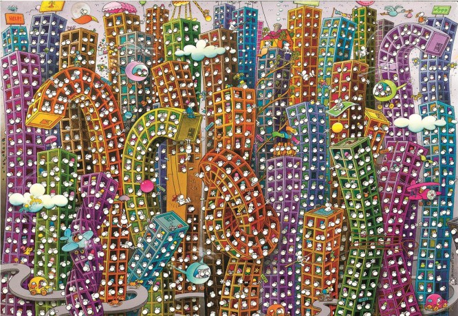 CLEMENTONI 2000 el. Mordillo Dżungla (32565) [PUZZLE]