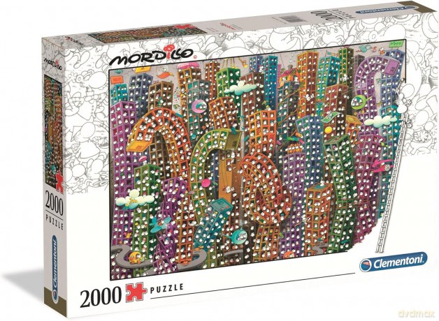 CLEMENTONI 2000 el. Mordillo Dżungla (32565) [PUZZLE]