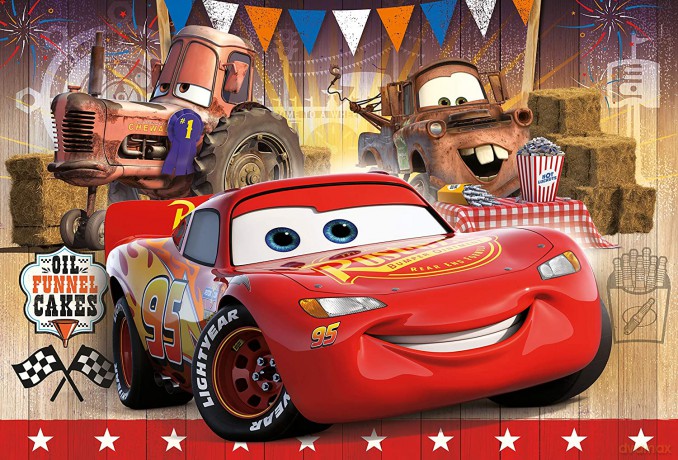 CLEMENTONI 24 el. maxi super kolor Cars (24203) [PUZZLE]