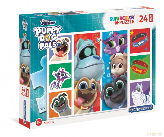 CLEMENTONI 24 el. maxi Super kolor Szczenięta (24207) [PUZZLE]