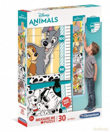 CLEMENTONI 30 el. miarka Disney zwierzęta (20335) [PUZZLE]