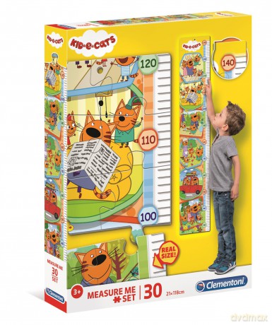 CLEMENTONI 30 el. miarka Dziecko&Koty (20339) [PUZZLE]