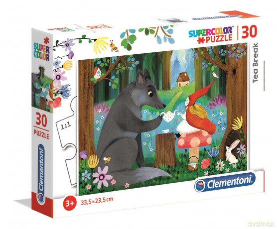 CLEMENTONI 30 el. Super kolor Przerwa na herbatę (20252) [PUZZLE]