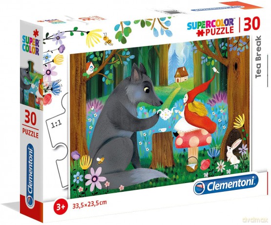 CLEMENTONI 30 el. Super kolor Przerwa na herbatę (20252) [PUZZLE]
