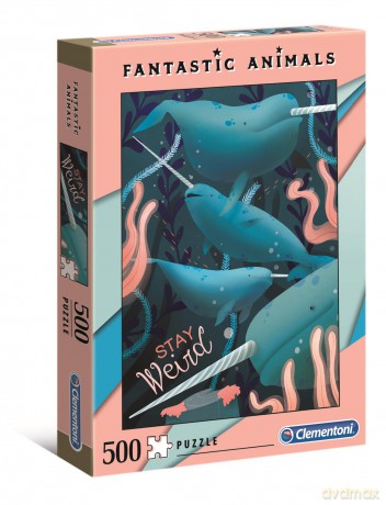 CLEMENTONI 500 el. Fantastyczne zwierzęta Jednorożce (35070) [PUZZLE]