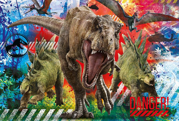 CLEMENTONI 60 el. maxi super kolor Dinozaury (26456) [PUZZLE]