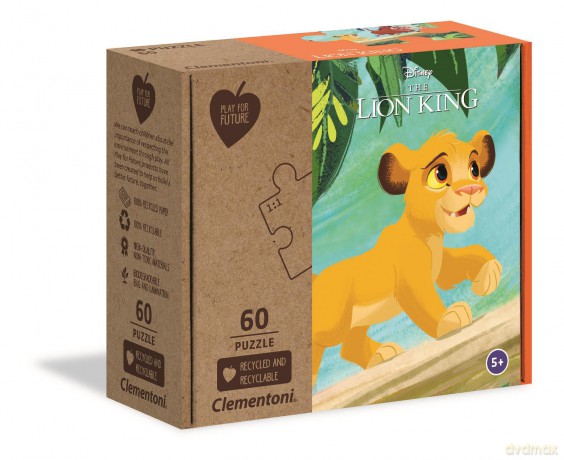 CLEMENTONI 60 el. play for future Król lew (27002) [PUZZLE]