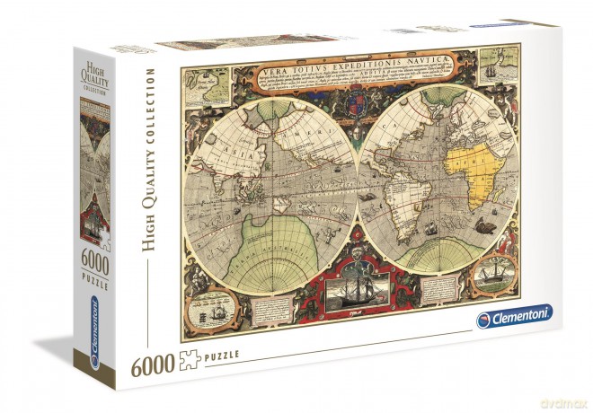CLEMENTONI 6000 el. HQ Antyczna mapa (36526) [PUZZLE]