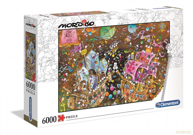 CLEMENTONI 6000 el. Mordillo Pocałunek (36527) [PUZZLE]