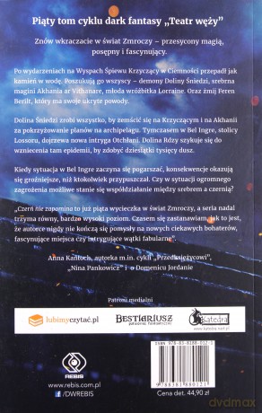 Czerń nie zapomina. Teatr węży (Tom 5) - Agnieszka Hałas [KSIĄŻKA]