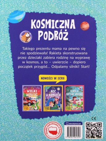Kosmiczna podróż. Duże litery. Opowiadania do nauki czytania - Agata Giełczyńska-Jonik [KSIĄŻKA]