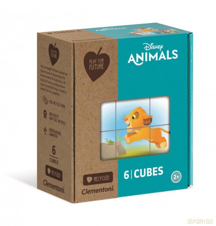 Kostki 6 sztuk play for future Disney animals 44004 [KLOCKI]
