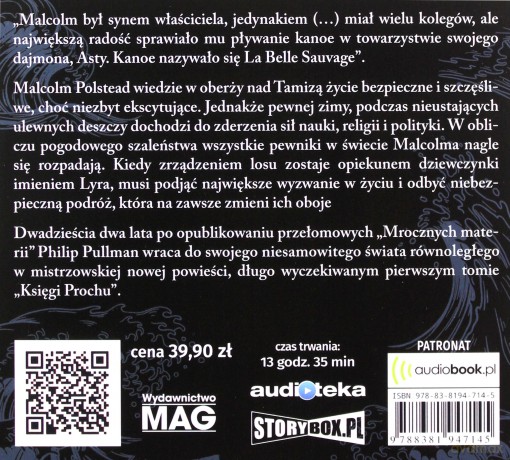 La Belle Sauvage. Księga Prochu (Tom 1) - Philip Pullman [AUDIOBOOK]