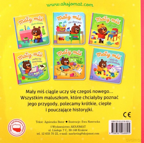 Mały miś czeka na braciszka (duży format) [KSIĄŻKA]