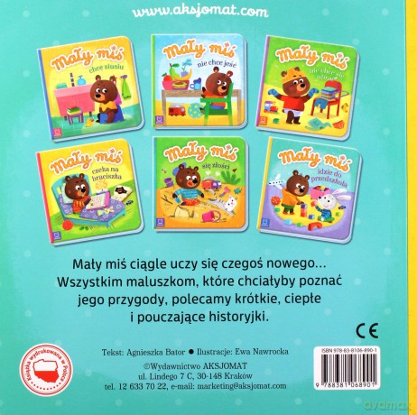 Mały miś idzie do przedszkola (duży format) [KSIĄŻKA]