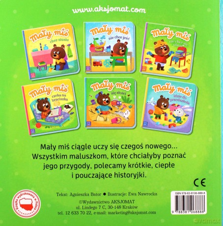 Mały miś się złości (duży format) [KSIĄŻKA]