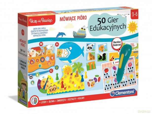 Mówiące pióro 50 gier edukacyjnych 50650
